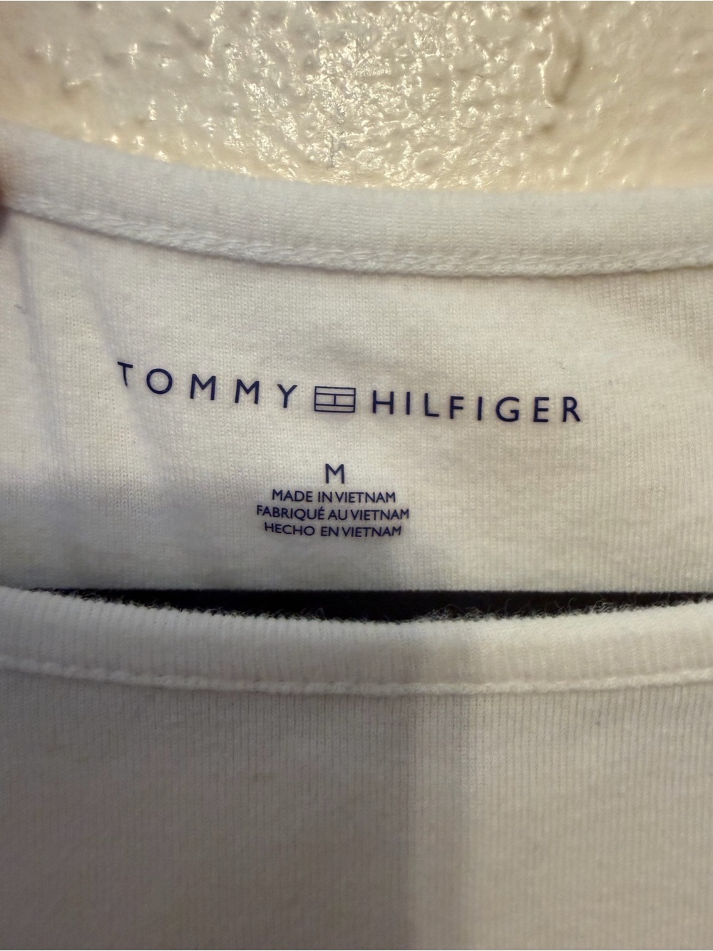 Tommy Hilfiger White Short Sleeve Tee - Women’s Medium - Picture 6 of 7